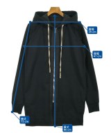 Rick Owens（リックオウエンス）パーカー 黒 サイズ:XS メンズ/2200710683106