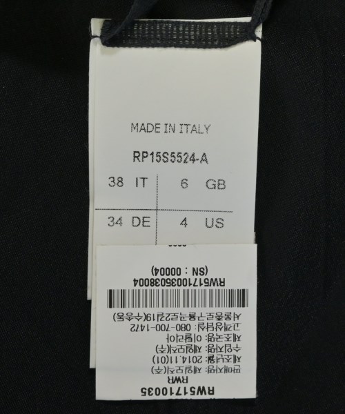 Rick Owens（リックオウエンス）ワンピース 黒 サイズ:38(S位) レディース/2200710683359