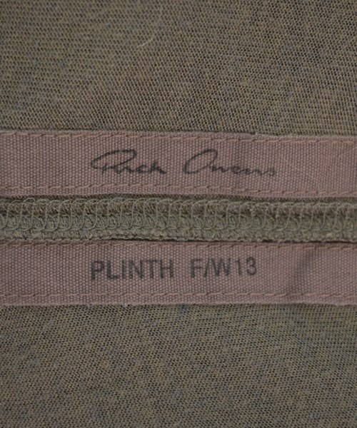 Rick Owens（リックオウエンス）Tシャツ・カットソー 茶 サイズ:40(XXS位) メンズ/2200715041192