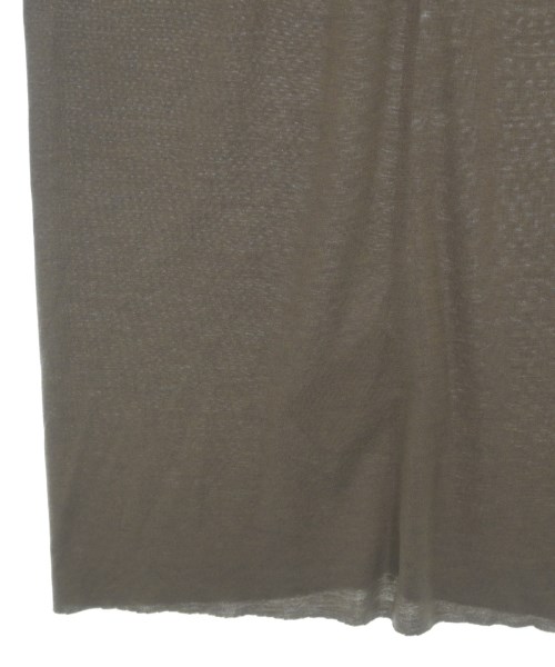 Rick Owens（リックオウエンス）Tシャツ・カットソー 茶 サイズ:40(XXS位) メンズ/2200715041192