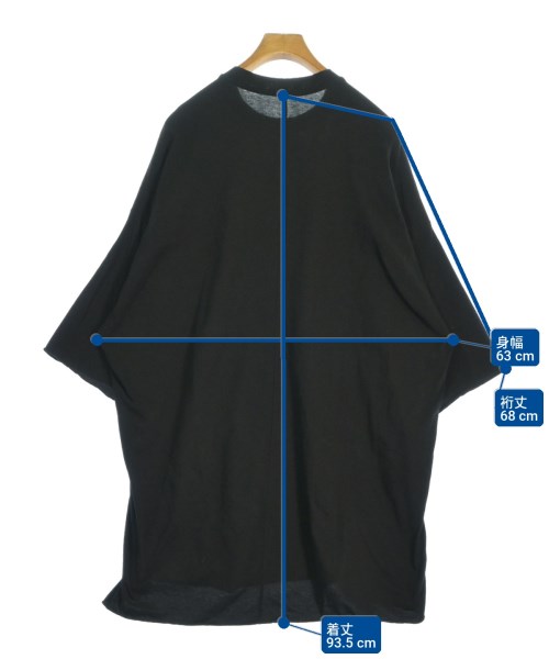 Rick Owens（リックオウエンス）Tシャツ・カットソー 黒 サイズ:ONE メンズ/2200689785221