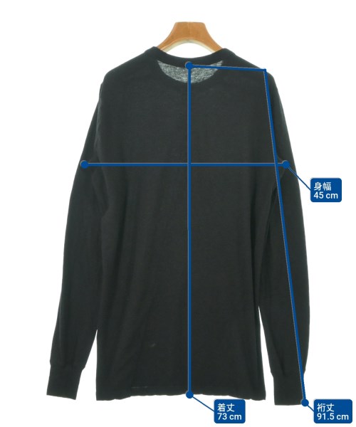 Rick Owens（リックオウエンス）ニット・セーター 黒 サイズ:XS メンズ/2200645135022