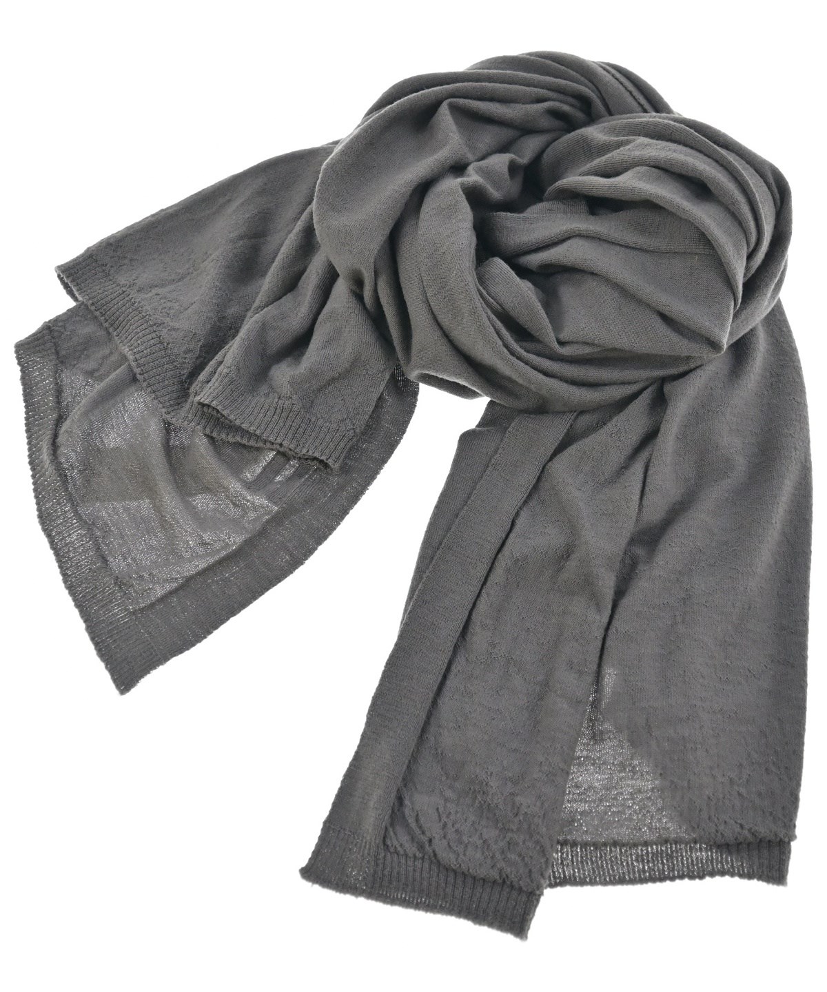 Rick Owens（リックオウエンス）マフラー グレー サイズ:- メンズ