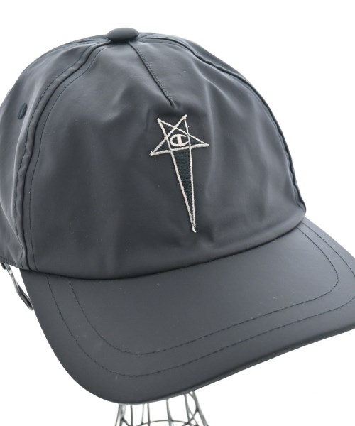 Rick Owens（リックオウエンス）キャップ 黒 サイズ:ONE メンズ/2200637200622