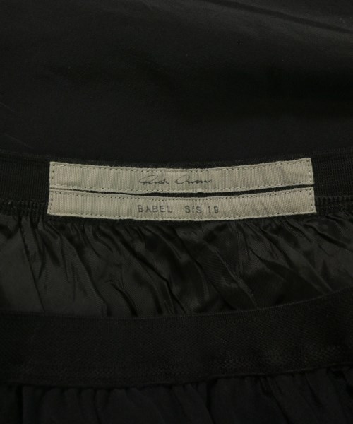 Rick Owens（リックオウエンス）ショートパンツ 黒 サイズ:40(M位) レディース/2200648797067
