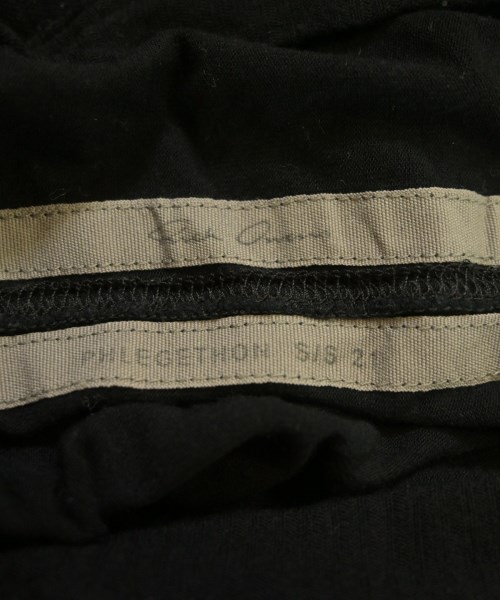Rick Owens（リックオウエンス）Tシャツ・カットソー 黒 サイズ:46(XL位) レディース/2200646176178