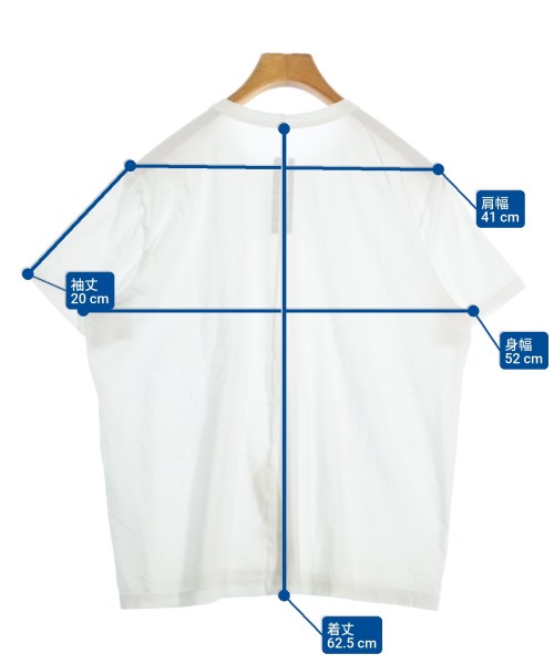 Rick Owens（リックオウエンス）Tシャツ・カットソー 白 サイズ:XL メンズ/2200654277133