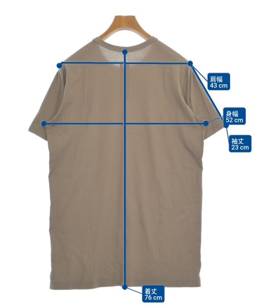 Rick Owens（リックオウエンス）Tシャツ・カットソー ベージュ サイズ:S メンズ/2200700130047