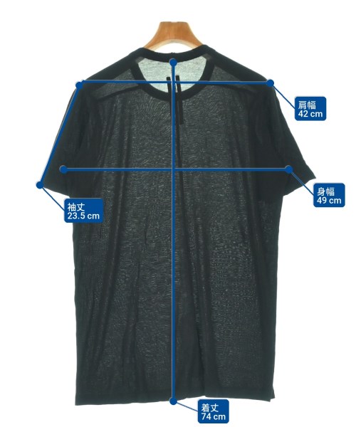 Rick Owens（リックオウエンス）Tシャツ・カットソー 黒 サイズ:M メンズ/2200707407104