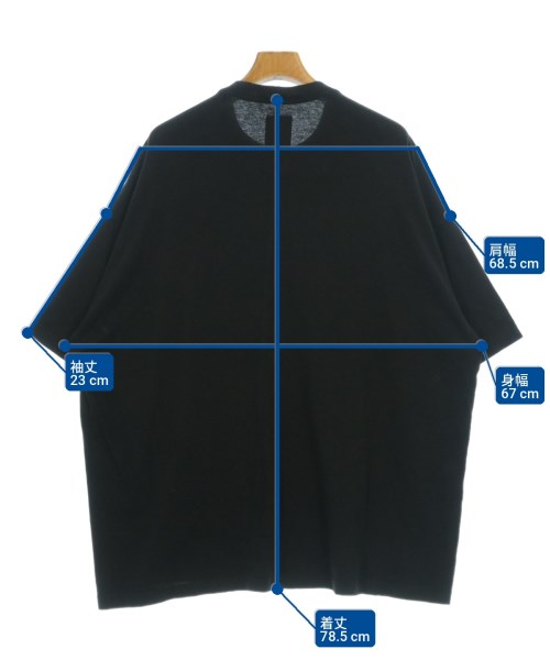 Rick Owens（リックオウエンス）Tシャツ・カットソー 黒 サイズ:M メンズ/2200731651061