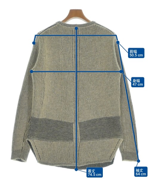Rick Owens（リックオウエンス）ニット・セーター ベージュ サイズ:M メンズ/2200726577055