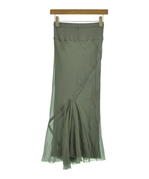 Rick Owens（リックオウエンス）ロング・マキシ丈スカート 緑 サイズ:38(S位) レディース/2200697344205