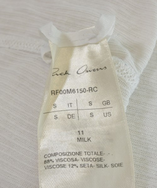 Rick Owens（リックオウエンス）タンクトップ 白 サイズ:S メンズ/2200683539028