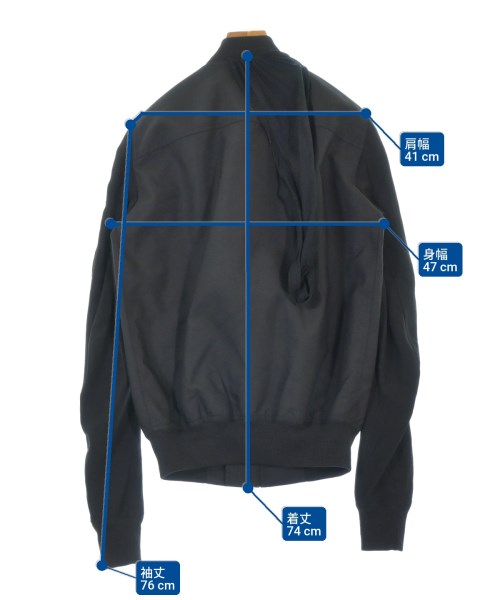 Rick Owens（リックオウエンス）ブルゾン 黒 サイズ:46(M位) メンズ/2200689104015