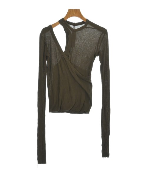 Rick Owens(リックオウエンス)Tシャツ・カットソー 茶 サイズ:40(M位)/2200689806025
