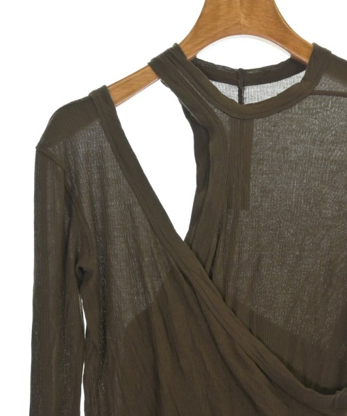Rick Owens（リックオウエンス）Tシャツ・カットソー 茶 サイズ:40(M位) レディース/2200689806025