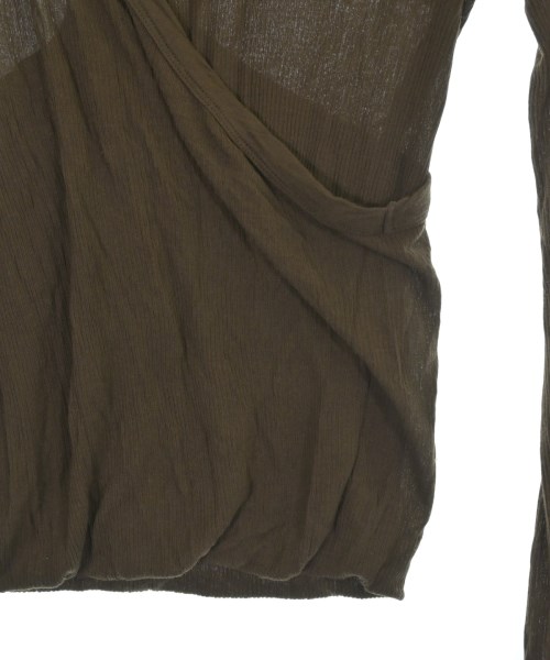 Rick Owens（リックオウエンス）Tシャツ・カットソー 茶 サイズ:40(M位) レディース/2200689806025