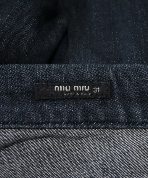 Miu Miu（ミュウミュウ）デニムパンツ 紺 サイズ:31(M位) メンズ/2200638211016