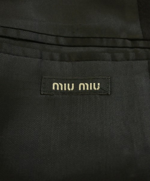 Miu Miu（ミュウミュウ）テーラードジャケット 黒 サイズ:44(S位) メンズ/2200640780029