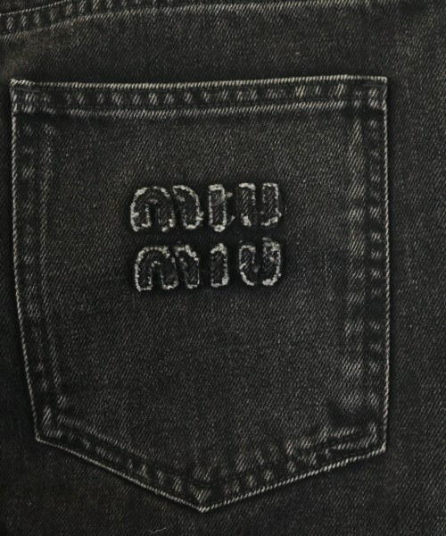 Miu Miu（ミュウミュウ）デニムパンツ 黒 サイズ:26(XS位) メンズ/2200618726011