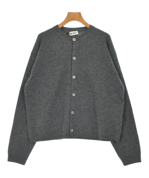 Miu Miu(ミュウミュウ)カーディガン グレー サイズ:44(L位)/2200672481062