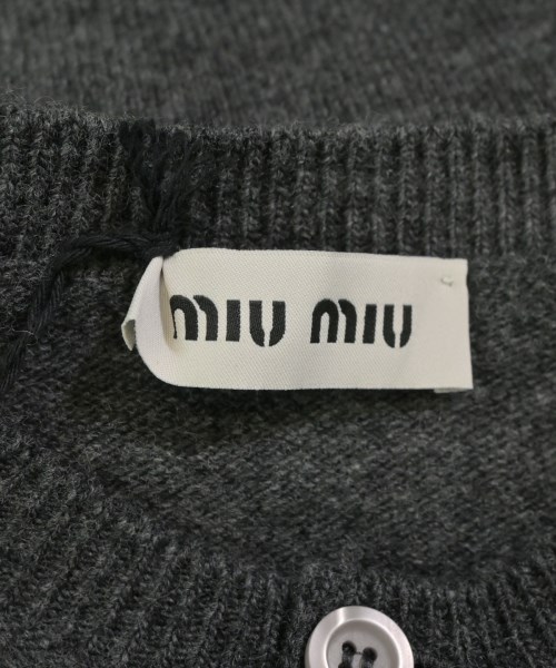 Miu Miu（ミュウミュウ）カーディガン グレー サイズ:44(L位) レディース/2200672481062