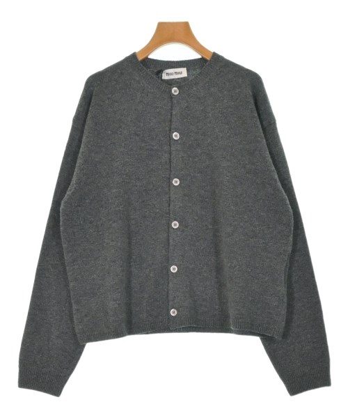 Miu Miu(ミュウミュウ)カーディガン グレー サイズ:44(L位)/2200672481079