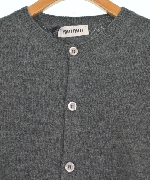 Miu Miu（ミュウミュウ）カーディガン グレー サイズ:44(L位) レディース/2200672481079