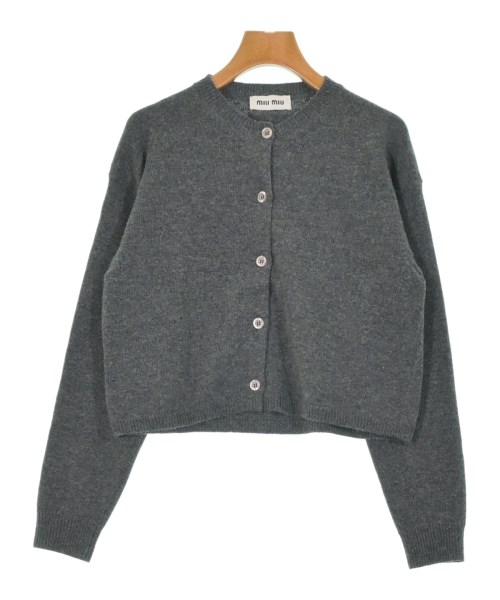 Miu Miu(ミュウミュウ)カーディガン グレー サイズ:36(XS位)/2200672481086