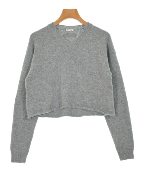 Miu Miu(ミュウミュウ)ニット・セーター グレー サイズ:36(XS位)/2200672481093