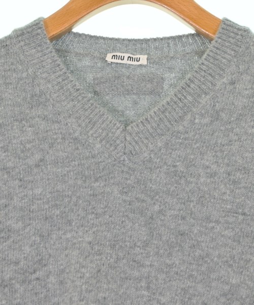 Miu Miu（ミュウミュウ）ニット・セーター グレー サイズ:36(XS位) レディース/2200672481093