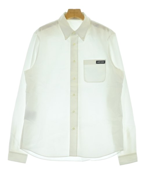Miu Miu(ミュウミュウ)カジュアルシャツ 白 サイズ:39(S位)/2200672481178
