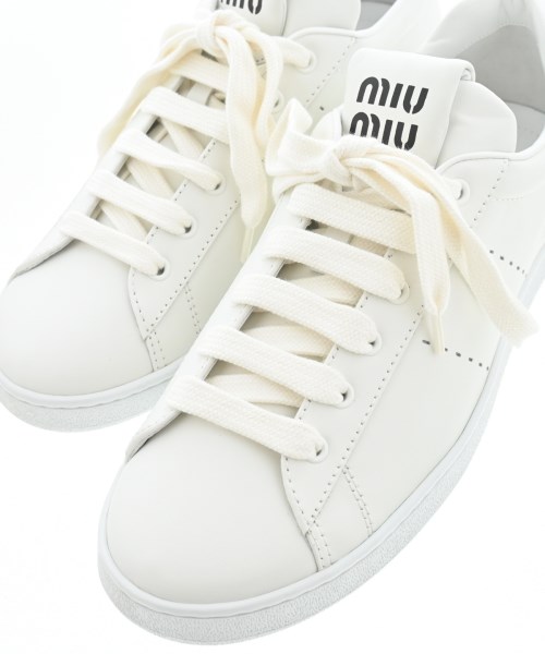 Miu Miu（ミュウミュウ）スニーカー 白 サイズ:EU42 1/2(27.5cm位) メンズ/2200672481192