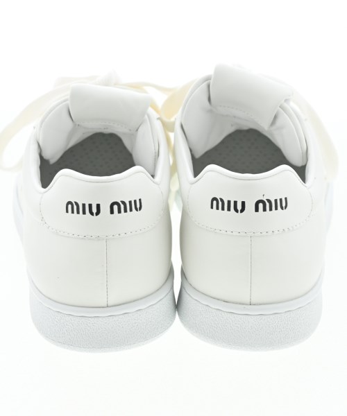 Miu Miu（ミュウミュウ）スニーカー 白 サイズ:EU42 1/2(27.5cm位) メンズ/2200672481192