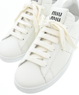 Miu Miu（ミュウミュウ）スニーカー 白 サイズ:EU42 1/2(27.5cm位) メンズ/2200672481192