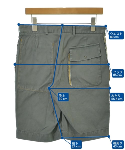 Miu Miu（ミュウミュウ）ショートパンツ グレー サイズ:M メンズ/2200678044018