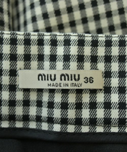 Miu Miu（ミュウミュウ）ミニスカート 黒 サイズ:36(XS位) レディース/2200674606166