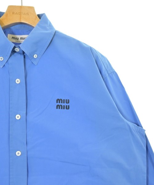 Miu Miu（ミュウミュウ）カジュアルシャツ 青 サイズ:38(S位) レディース/2200636383128