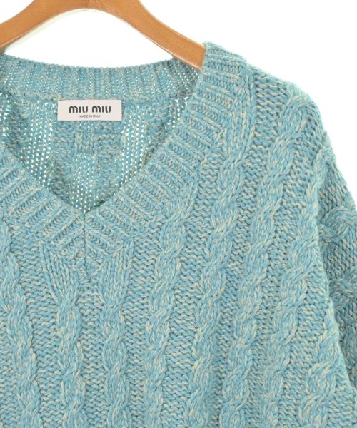 Miu Miu（ミュウミュウ）ニット・セーター 青 サイズ:46(M位) メンズ/2200662485049