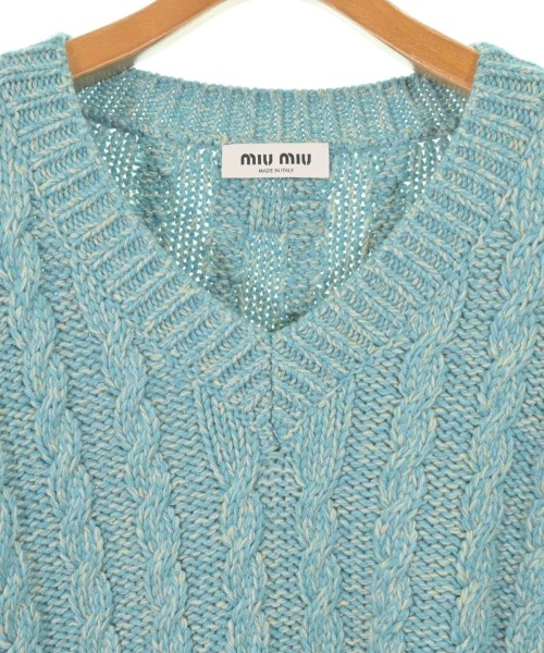 Miu Miu（ミュウミュウ）ニット・セーター 青 サイズ:46(M位) メンズ/2200662485049
