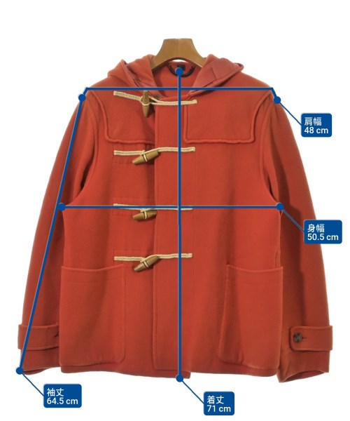 BURBERRY PRORSUM COLLECTION（バーバリープローサムコレクション）ダッフルコート オレンジ サイズ:44(S位) メンズ/2200665944024