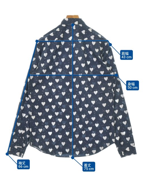 BURBERRY PRORSUM COLLECTION（バーバリープローサムコレクション）カジュアルシャツ 紺 サイズ:39(M位) メンズ/2200721893174