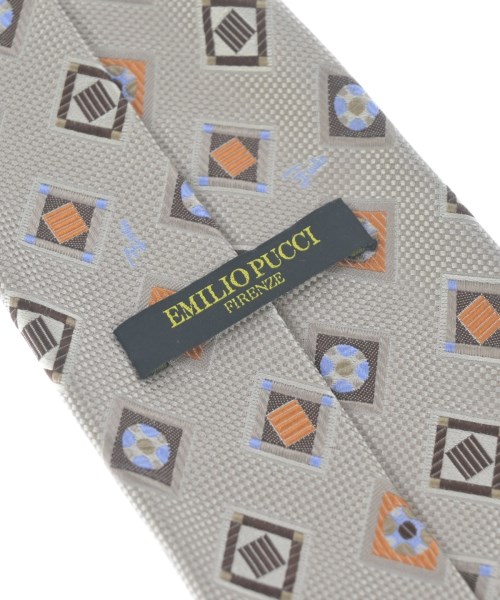 EMILIO PUCCI（エミリオプッチ）ネクタイ ベージュ サイズ:- メンズ/2200622987217