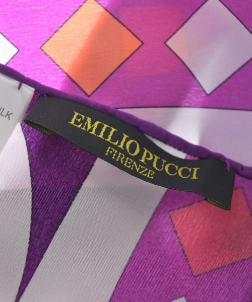 EMILIO PUCCI（エミリオプッチ）バンダナ・スカーフ 紫 サイズ:- レディース/2200639139159