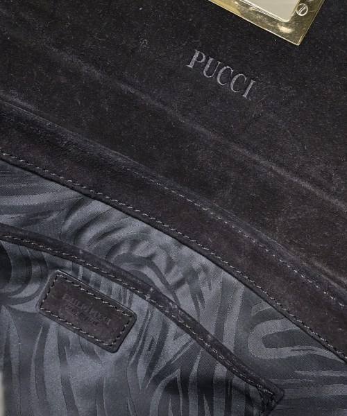 EMILIO PUCCI（エミリオプッチ）クラッチバッグ 黒 サイズ:- レディース/2200671850098