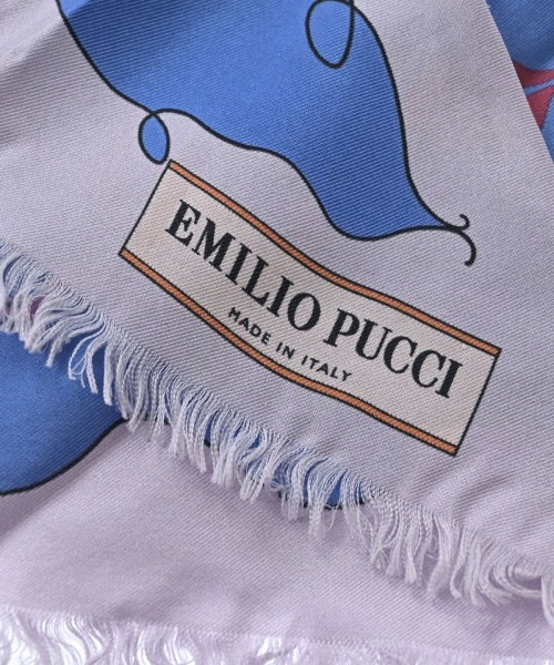 EMILIO PUCCI（エミリオプッチ）ストール 青 サイズ:- レディース/2200670782277