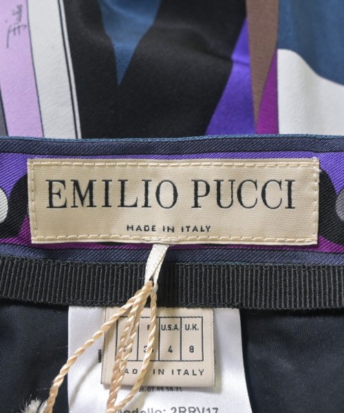 EMILIO PUCCI（エミリオプッチ）ひざ丈スカート 紫 サイズ:40(M位) レディース/2200700105021