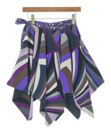 EMILIO PUCCI（エミリオプッチ）ひざ丈スカート 紫 サイズ:40(M位) レディース/2200700105021