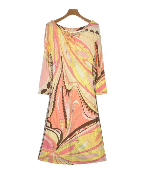 EMILIO PUCCI(エミリオプッチ)ワンピース 黄 サイズ:42(M位)/2200699973069