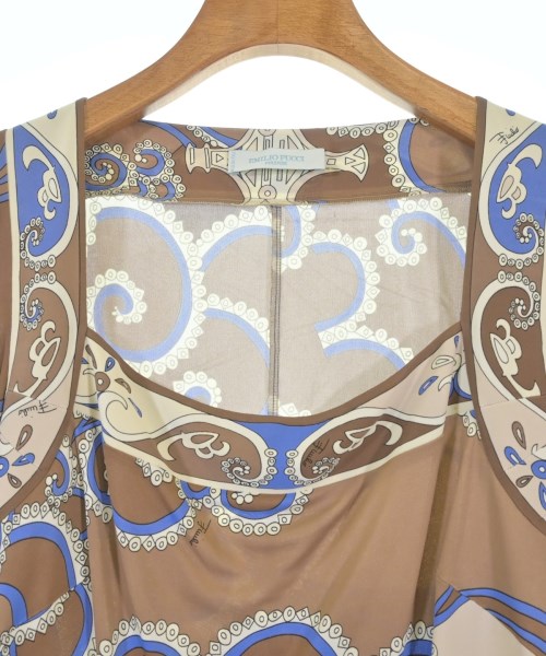 EMILIO PUCCI（エミリオプッチ）ワンピース 茶 サイズ:40(M位) レディース/2200699973083